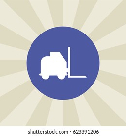 lifting machine icon. sign design. background