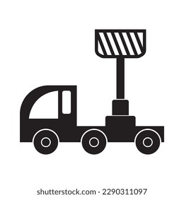 Lifting machine icon vector illustration symbol design