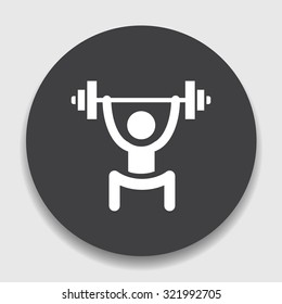 lifting weights icon