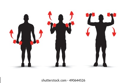 lifting weights infographics