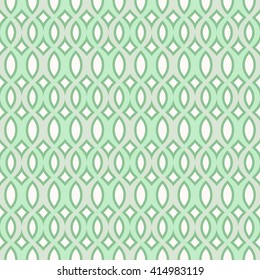 Ligature ornament pattern. Seamless vector background.