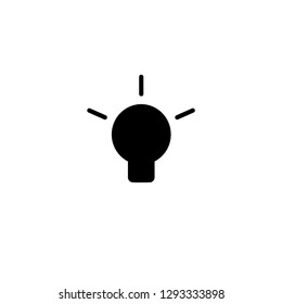ligh led icon vector
