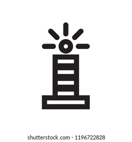 lighehouse icon Vector illustration, EPS10.