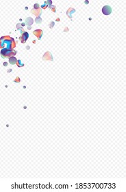 Transparenter Hintergrund für helle 3D-Player. Minimales Blob Poster. Holographisches Trendy Bubble Muster. Neon Modern Illustration.