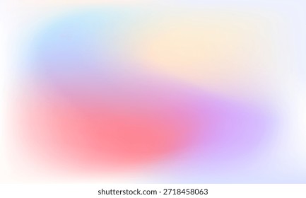 Gradiente atmosférico abstracto ligero con colores suaves lisos que crean un estilo visual de fondo moderno y tranquilo