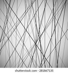 Light abstract background with black lines for web, presentations and prints. Vector illustration.