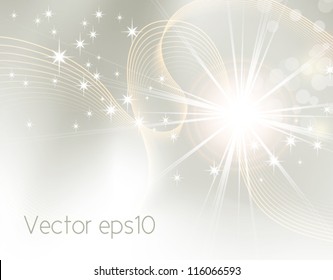 Light abstract background design - sunburst, starburst