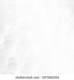 Light abstract background with  geometric shapes. Vector white and gray texture.