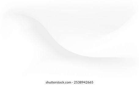 Plano de fundo abstrato claro com gradiente. Um banner cinza claro com transição e desfoque para o design de projetos digitais. Fundo do vetor em tons de cinza