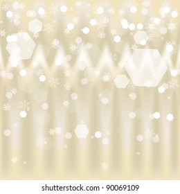 Light Abstract  background pattern with snowflakes, Winter concept, vector