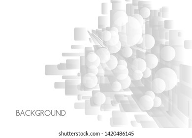 Light abstract background. Background for poster or banner. Circle background for your design.Vector illustration.