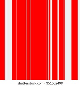 Light abstract background with seamless random red vertical lines for design concepts, posters, banners, web, presentations and prints. Vector illustration.
