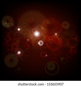 light  abstract glow blur bokeh background vector illustration