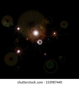 light  abstract glow blur bokeh background vector illustration