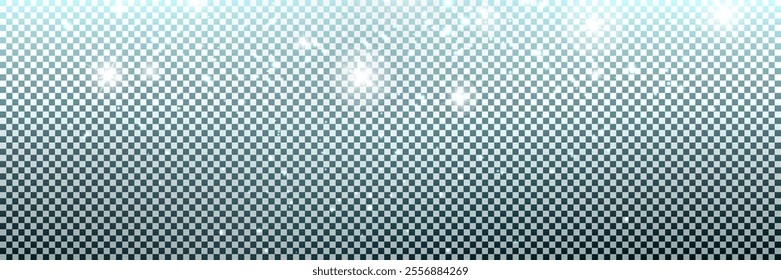 Light abstract glowing bokeh highlights. Light bokeh effect isolated on transparent background. The Christmas background shines from the dust.