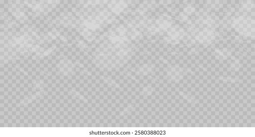 Light abstract glowing bokeh highlights. Light bokeh effect isolated on transparent background. The Christmas background shines from the dust.