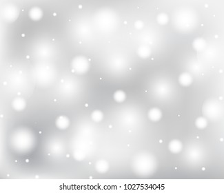 Light abstract glowing bokeh lights. Golden glitter effect background. Lens flare defocused light vector illustration eps 10.