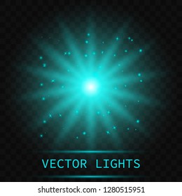 Light abstract glowing bokeh lights. Bokeh lights effect isolated on transparent background. Festive  golden luminous background. 