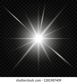 Light abstract glowing bokeh lights. Bokeh lights effect isolated on transparent background. Festive  golden luminous background. 