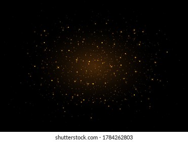 Helle abstrakte, leuchtende Bokeh-Lichter. Goldener heller Hintergrund mit bunten Lichtern Bokeh. Magisches Konzept. Weihnachtskonzept. Vektorgrafik, EPS10.