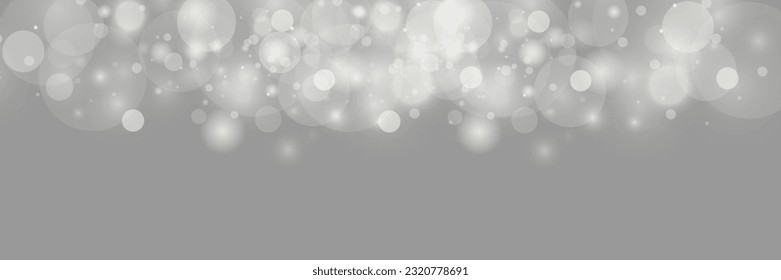 Light abstract glowing bokeh lights. Light bokeh effect isolated on transparent background. Christmas background from shining dust. Christmas concept flare sparkle. White png dust light.