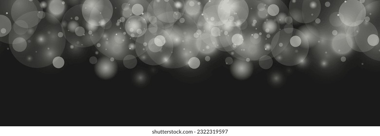 Light abstract glowing bokeh lights. Light bokeh effect isolated on transparent background. Christmas background from shining dust. Christmas concept flare sparkle. White png dust light.