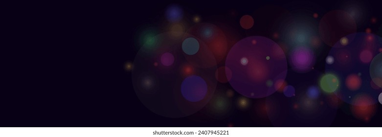 Light abstract glowing bokeh lights. Light bokeh effect isolated on transparent background. Christmas background from shining dust.