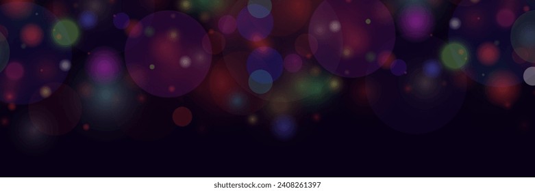 Luces de bokeh abstractas y luminosas. Efecto de bokeh ligero aislado en un fondo transparente. Fondo de Navidad de polvo brillante.