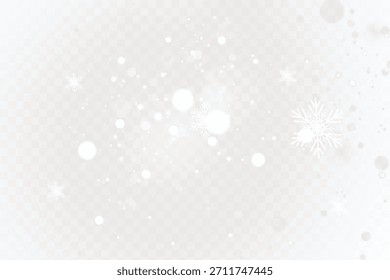 Luces brillantes abstractas ligeras desde el lado. Efecto Bokeh aislado sobre un fondo transparente. Fondo festivo púrpura y oro brillante. Concepto de Navidad.