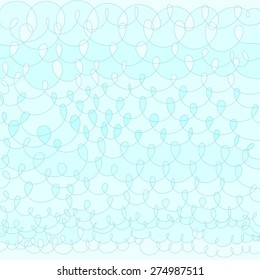Light abstract hand drawn knit background. Seamless pattern.
