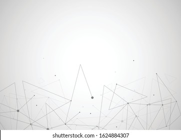 Light abstract low poly art on white background 