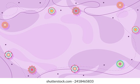 Light Abstract Nature Spring Summer Botanical Background Beautiful With Branches And Flowers Decoration Wallpaper Vector Design Style