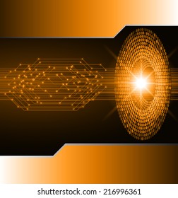 Light Abstract Technology background for computer graphic website and internet, circuit board. 