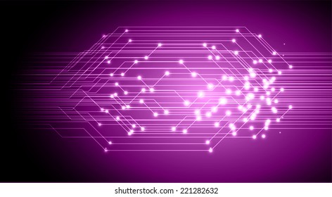 Light Abstract Technology background for computer graphic website and internet,