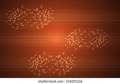 Light Abstract Technology background for graphic and website, circuit board.