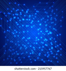 Light Abstract Technology background for graphic and website, circuit board.