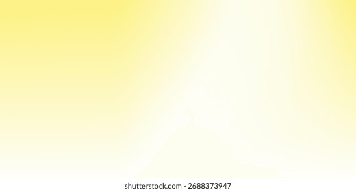 Light abstract yellow pastel gradient abstract background with website banner background. Blurred color gradient simple