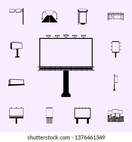 light advertising billboard icon. Billboards icons universal set for web and mobile