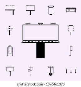 light advertising billboard icon. Billboards icons universal set for web and mobile