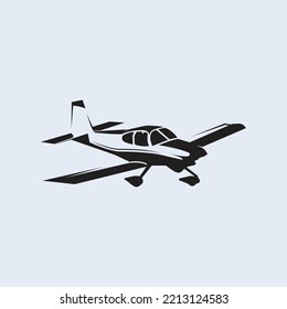 Icono de la aeronave ligera, ilustración del vector