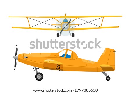 Similar – Image, Stock Photo A vintage aircraft in an airport