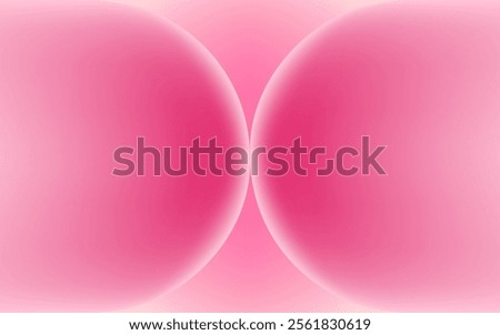 Light and airy abstract texture with pastel pink spheres or droplets connected in the center. Ideal for modern and minimalist projects