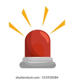 light alarm isolated icon