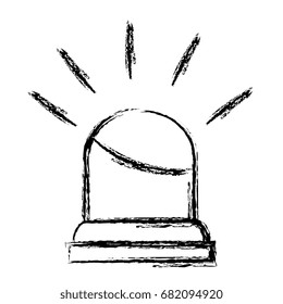 light alarm isolated icon