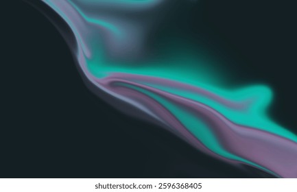 The light is almost like a wave, and it seems to be moving with a dark background