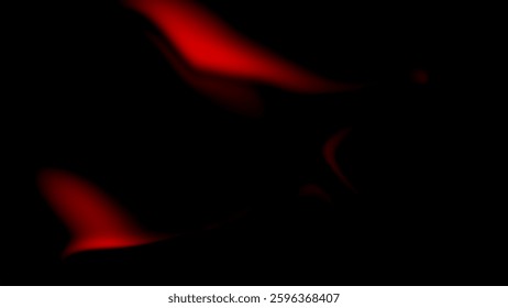 The light is almost like a wave, and it seems to be moving with a dark background