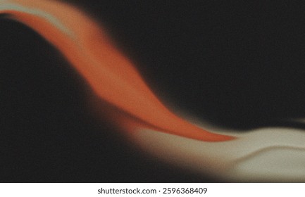 The light is almost like a wave, and it seems to be moving with a dark background