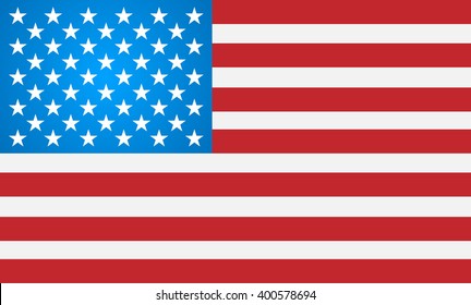Light American  flag