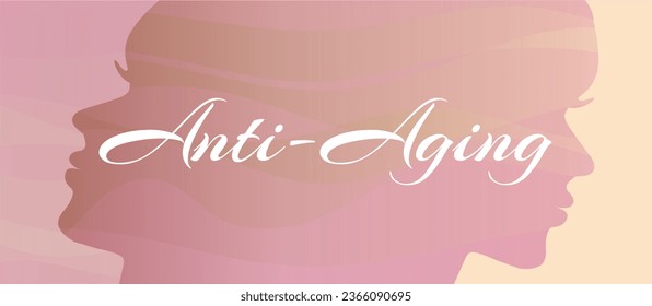 Light Anti-Aging Background Pastel Nude Illustration