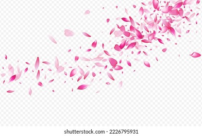 Fondo transparente del vector Apple ligero. Textura voladora de corazón. Patrón de superposición de Petal. Ilustración de Sakura Japón. Felicitaciones Frescas De Hoja Blanca.